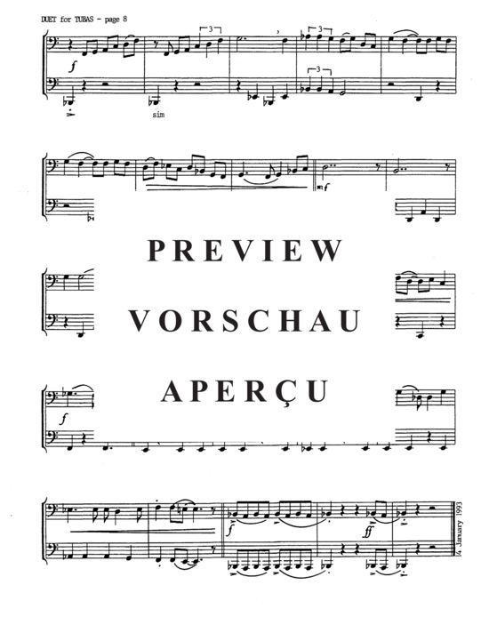 Product gallery: Page 11 of 20 Ronda´s First Suite , , (Tuba Duet)
