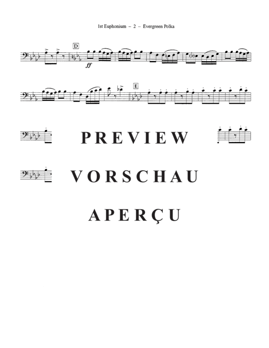 Product gallery: Page 7 of 11 Evergreen Polka , , (Tuba Quartett EETT)