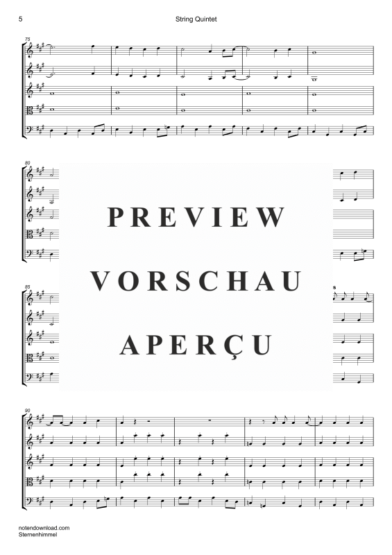 gallery: Sternenhimmel, Kah, Hubert, (Streicher Quintett)