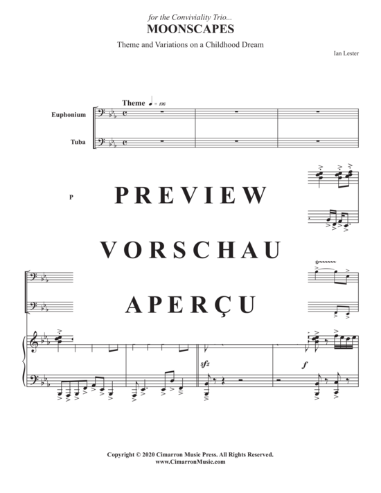 Product gallery: Page 3 of 21 Moonscapes , , (euphonium, tuba + piano)