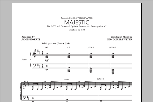 Produktbild zu: Majestic