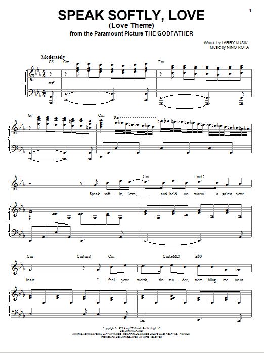 Produktbild zu: Speak Softly, Love (Love Theme)