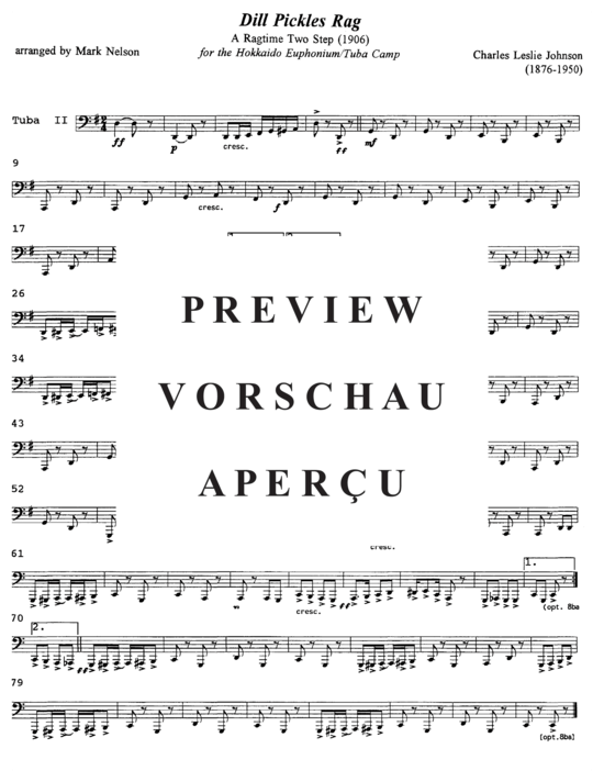 Product gallery: Page 13 of 13 Dill Pickles Rag , , (Tuba Quartett EETT)