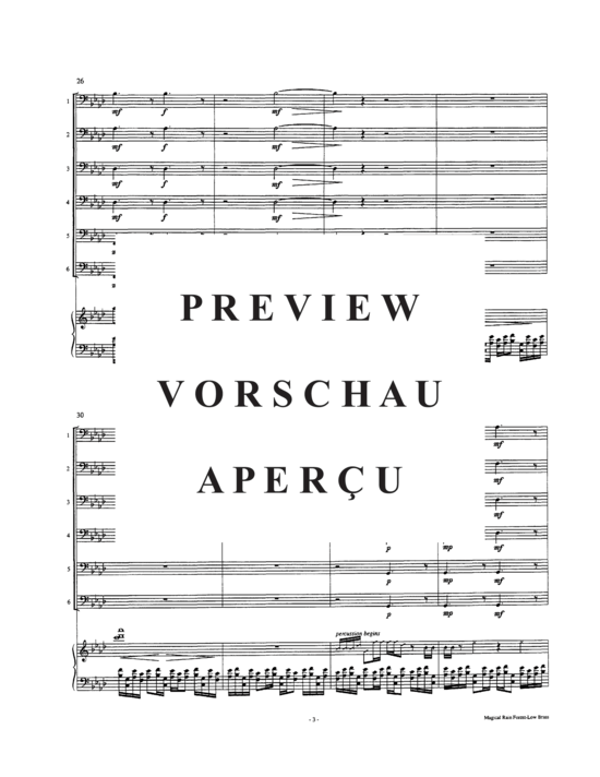 Produktgalerie: Seite 5 von 21 Into the Magical Rain Forest , , (Tuba Ensemble 1-6 Tuben + Tape)