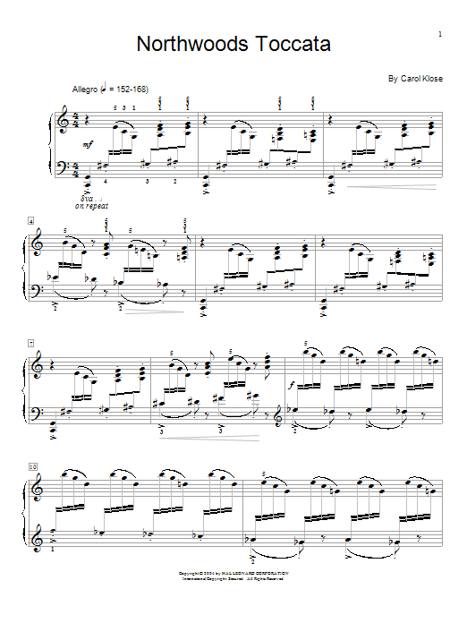 Produktbild zu: Northwoods Toccata