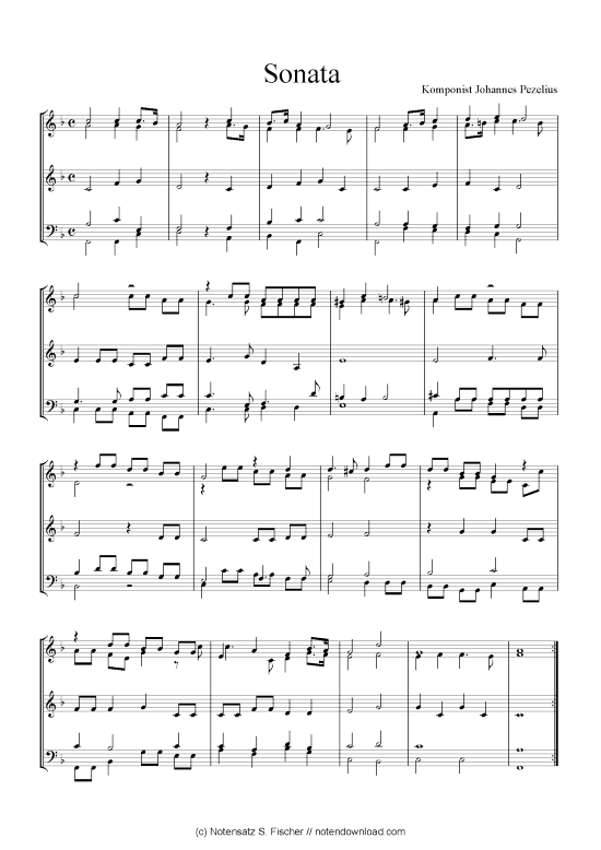 Produktbild zu: Sonata Johannes Pezelius
