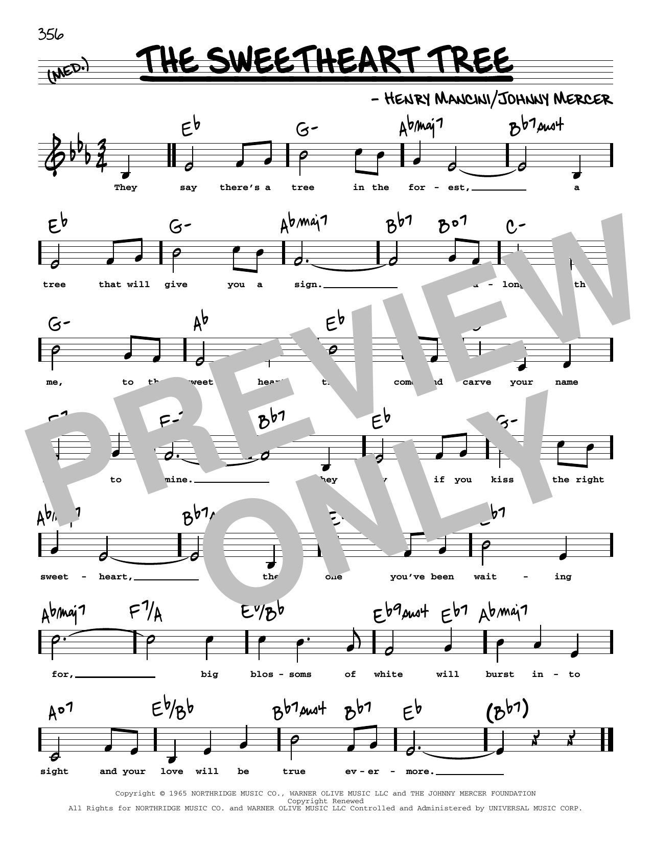 Produktbild zu: The Sweetheart Tree (Low Voice)