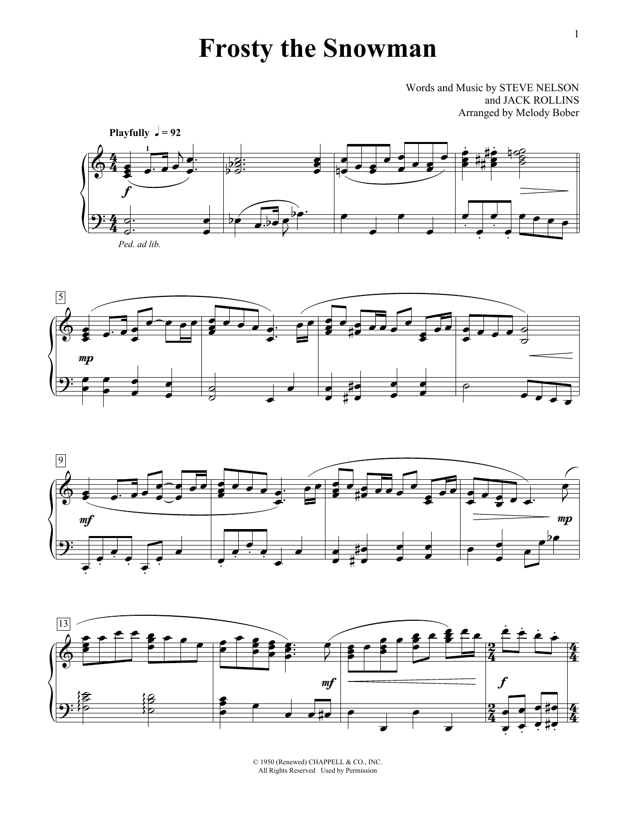 Produktgalerie: Seite 1 von 1 Frosty The Snowman, Steve Nelson, Klavier