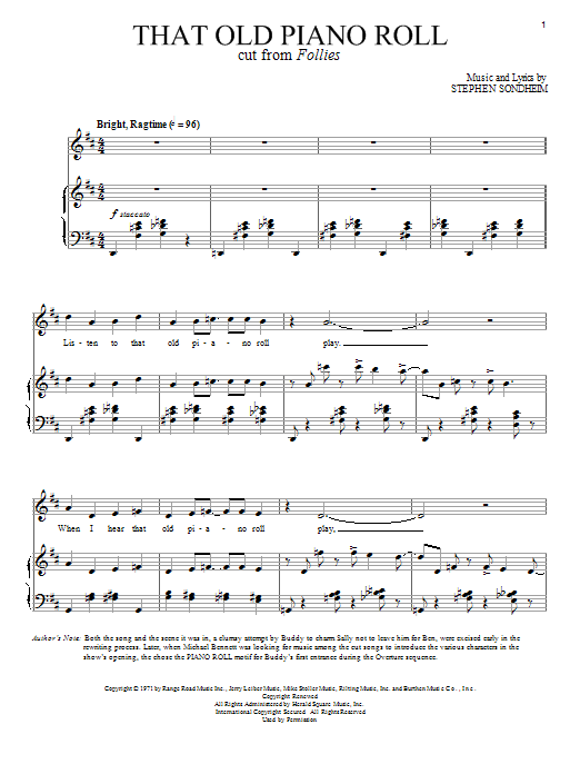 Produktbild zu: That Old Piano Roll