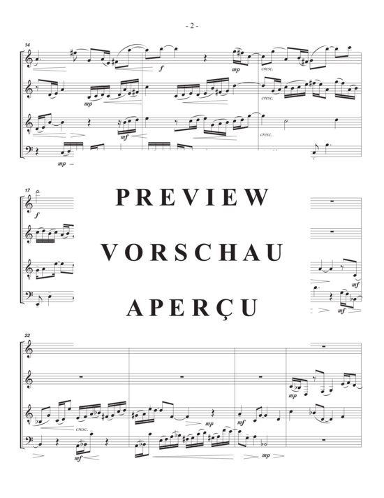 Product gallery: Page 4 of 18 Once More , , (Saxophonquartett SATB)