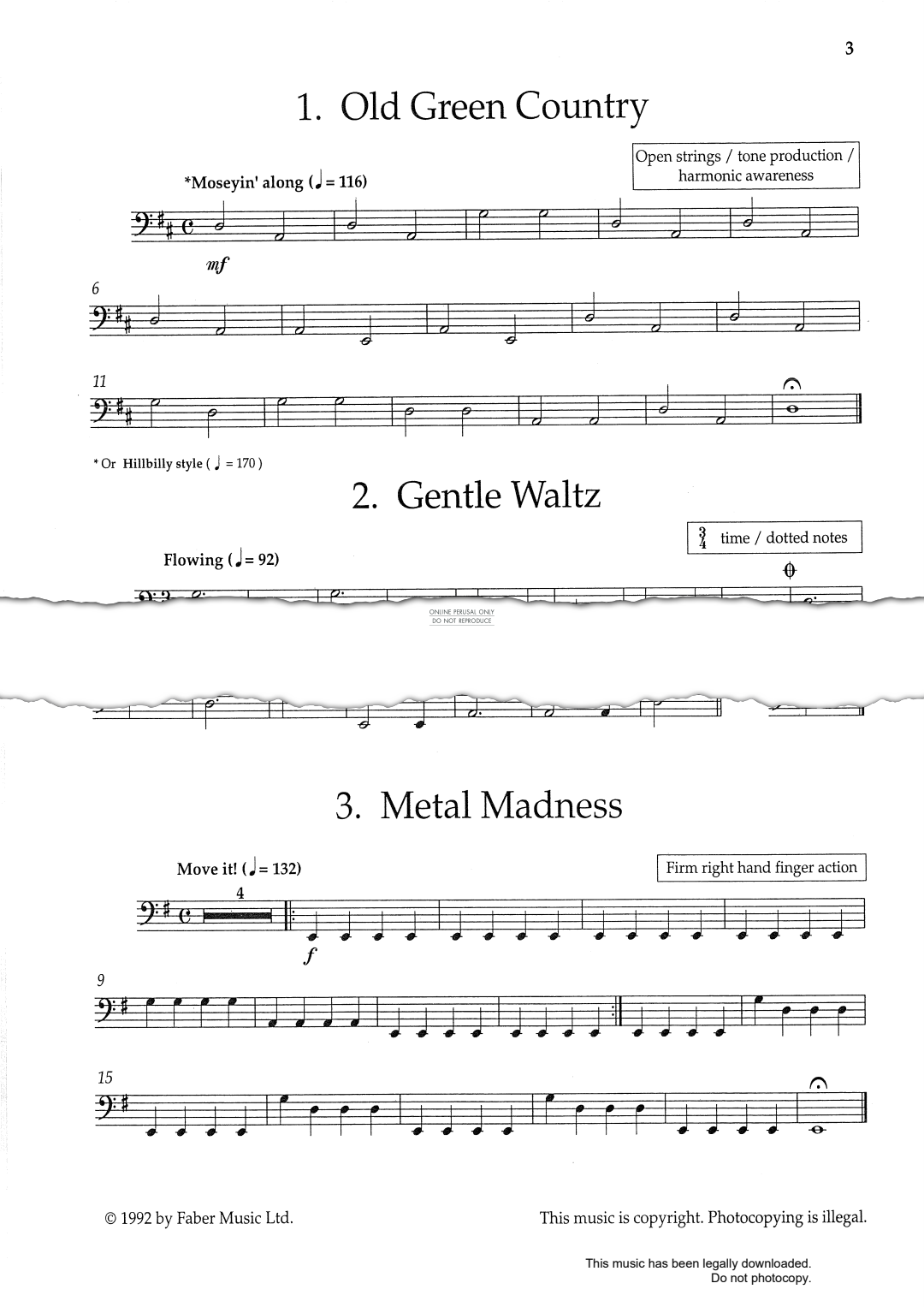Produktgalerie: Seite 1 von 1 Gentle Waltz, Tony Osborne, E-Bass