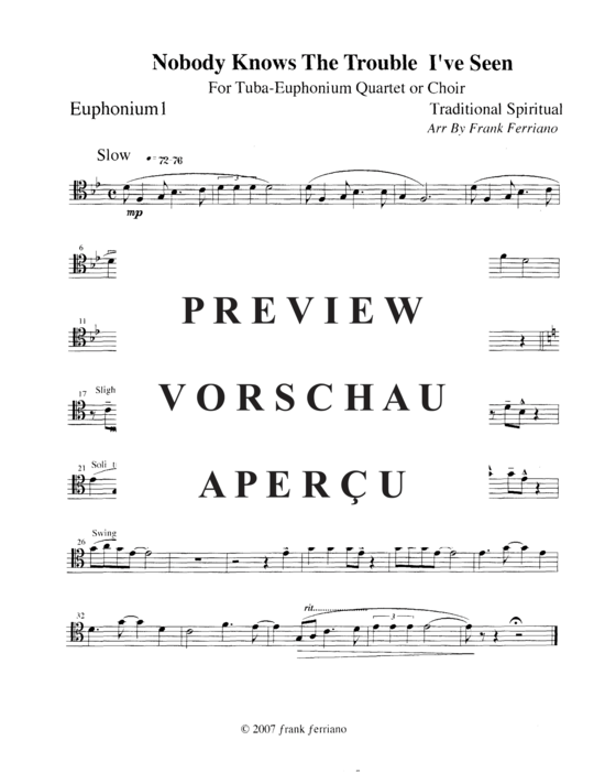 Product gallery: Page 11 of 20 Drei Spirituals , , (Tuba Quartett EETT)