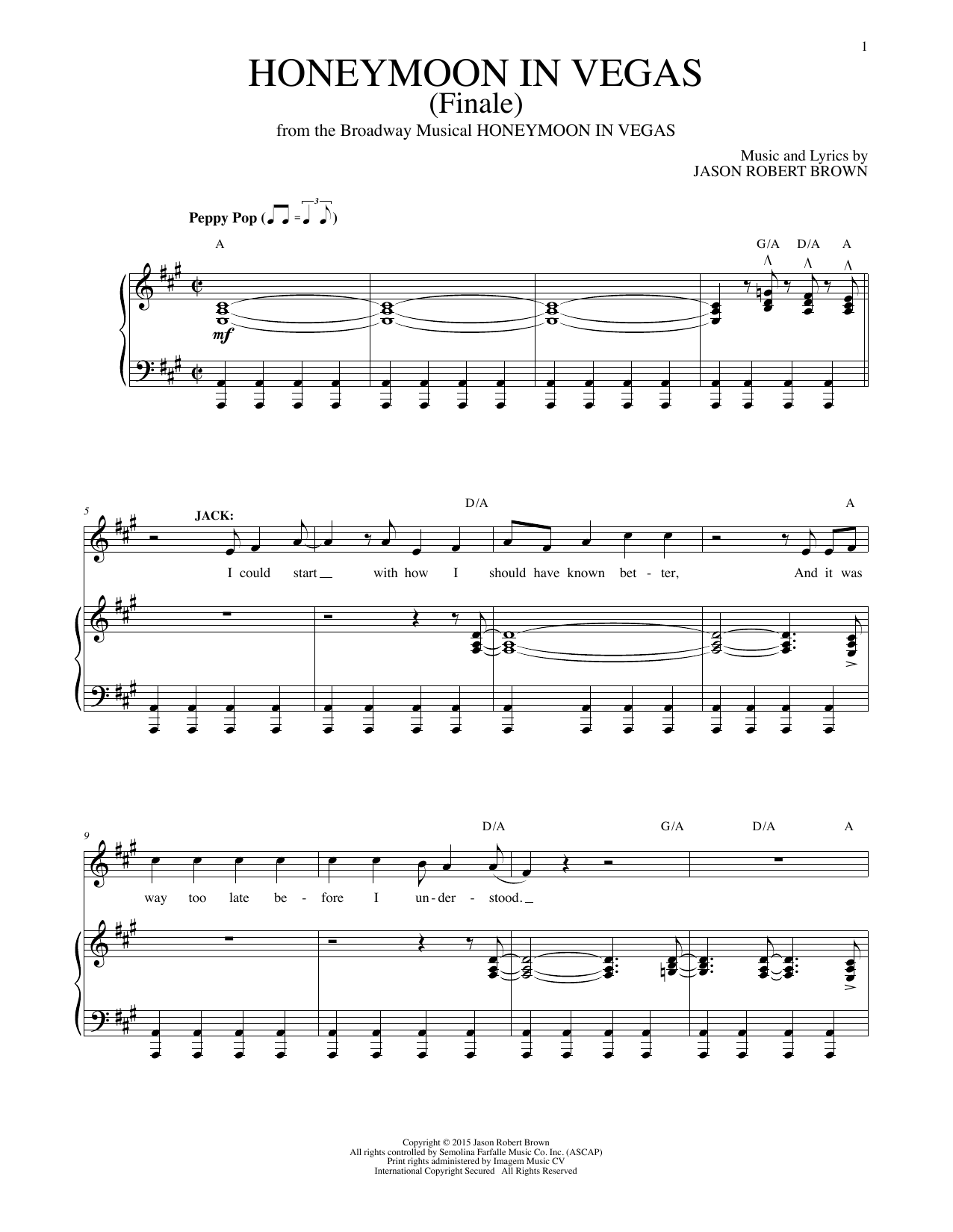 Produktbild zu: Honeymoon in Vegas (Finale) (from Honeymoon in Vegas)