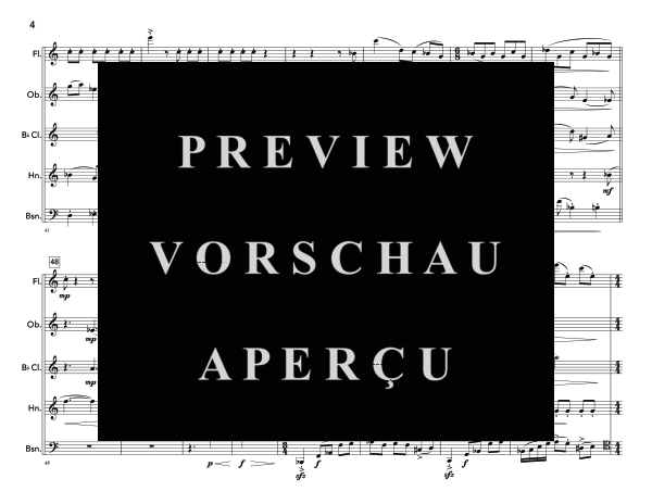 Produktgalerie: Seite 8 von 11 Red Lights!, , (Holzbläser Quintett)