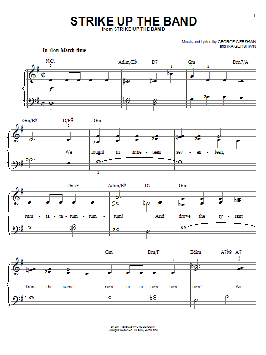 Produktbild zu: Strike Up The Band