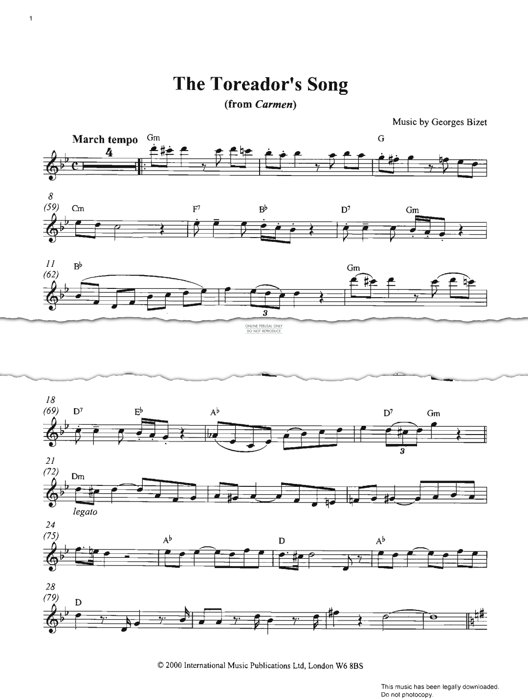 gallery: The Toreador's Song, Georges Bizet, Flöte