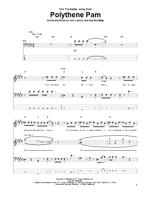 Produktbild zu:  Polythene Pam - The Beatles