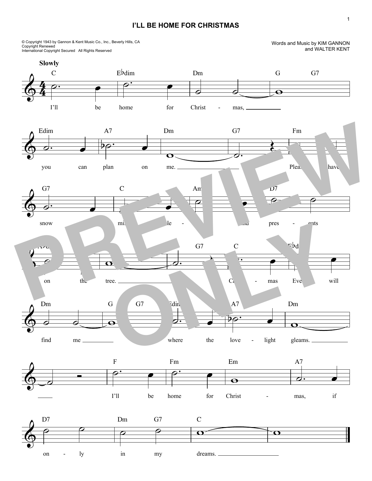 Produktbild zu: I'll Be Home For Christmas