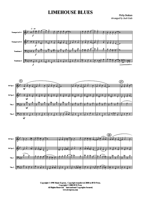 Produktbild zu: Limehouse BluesTraditional