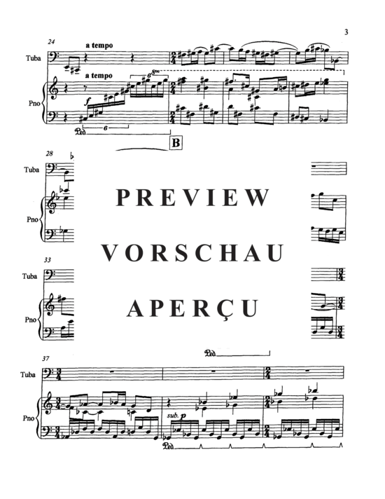 Produktgalerie: Seite 7 von 20 Serenade for Bass Tuba , , (Tuba + Klavier)