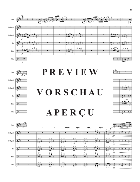 Product gallery: Page 12 of 21 Finale aus Violin-Konzert , , (Clarinet/Marimba + Brass Quintet)
