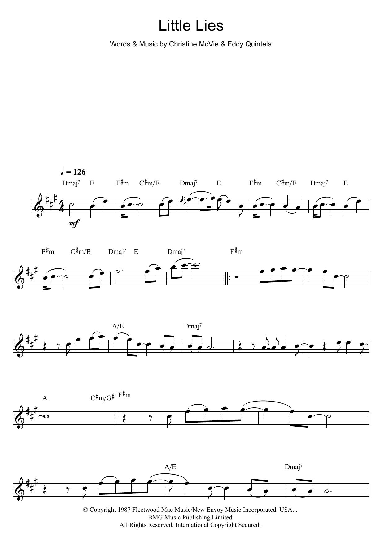 Product gallery: Page 1 of 1 Little Lies, Fleetwood Mac