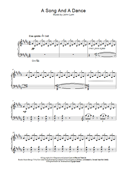 Produktbild zu: A Song And A Dance