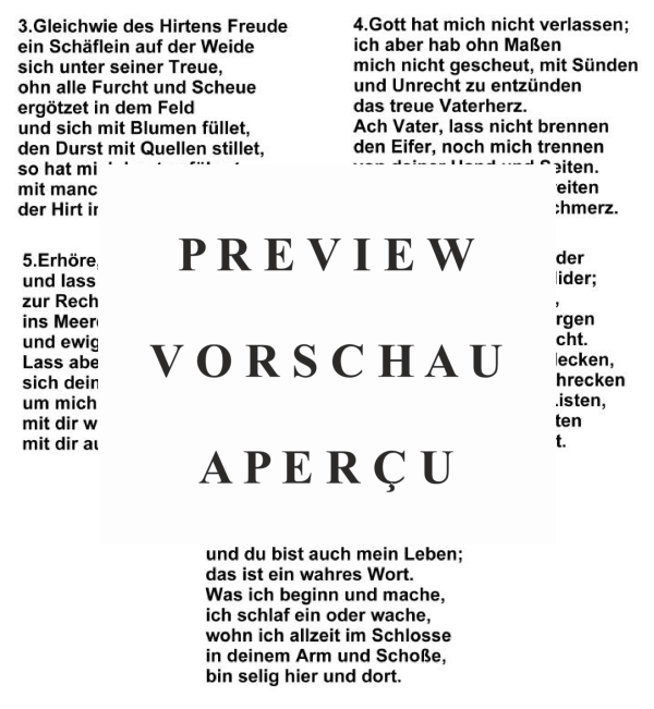 gallery: Der Tag mit seinem Lichte BWV 448, , (Gemischter Chor)