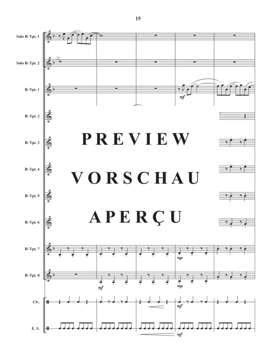 Product gallery: Page 17 of 21 Ripples , , (trumpet ensemble, 8 parts + 2x trumpet in Bb solo)