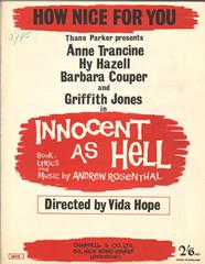 cover: How Nice For You (from 'Innocent As Hell'), Andrew Rosenthal, Gesang, Gitarre, Klavier