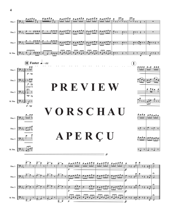 Product gallery: Page 5 of 13 Largo al Factotum , , (Trombone Quartet)