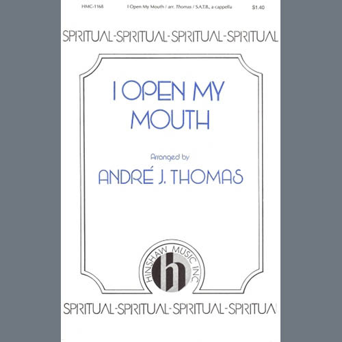 cover: I Open My Mouth (I Won't Turn Back), Andre Thomas