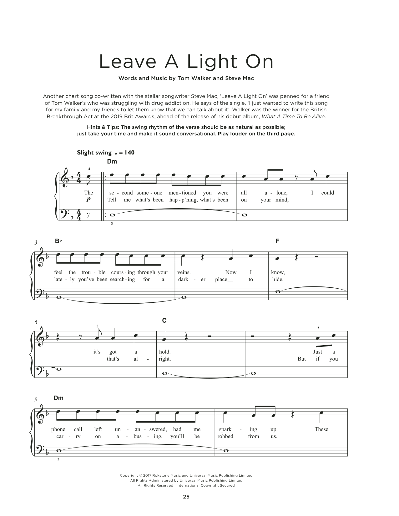 Produktbild zu: Leave A Light On