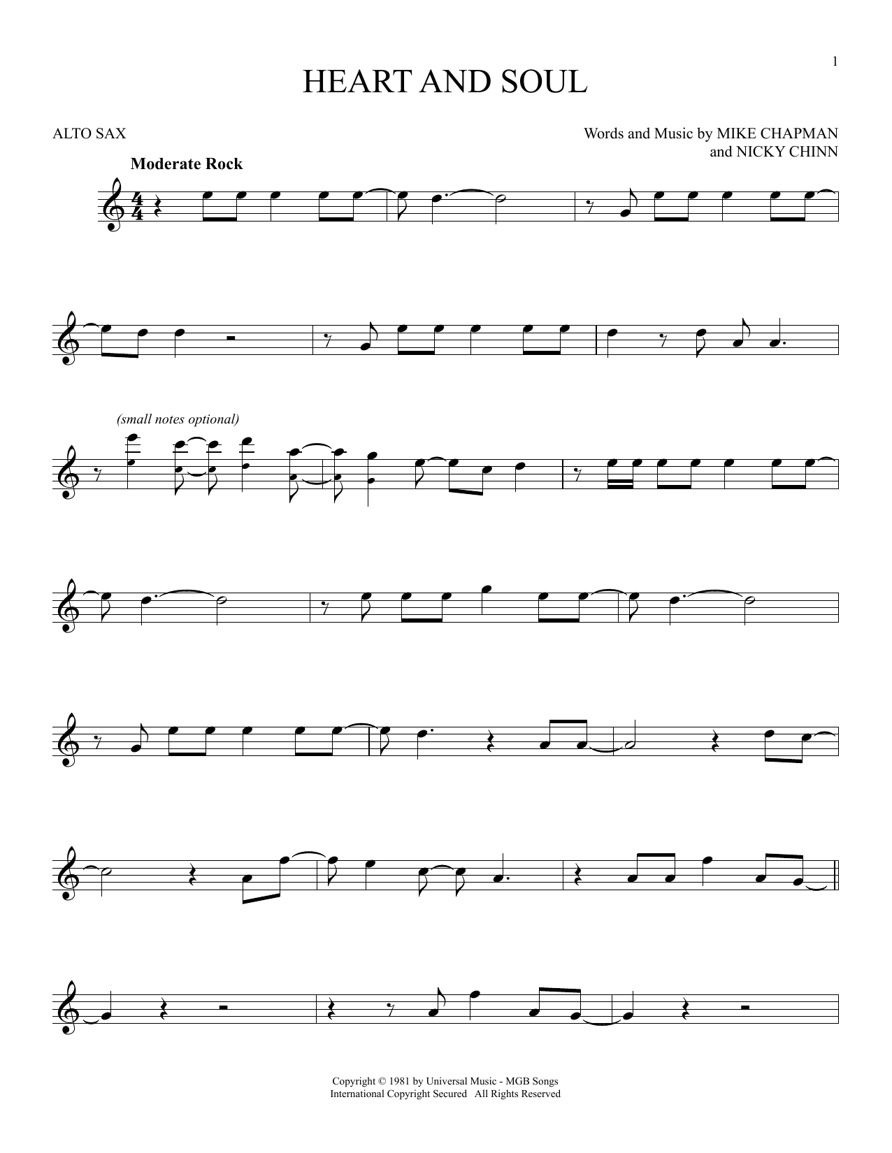 Product gallery: Page 1 of 1 Heart And Soul, Huey Lewis