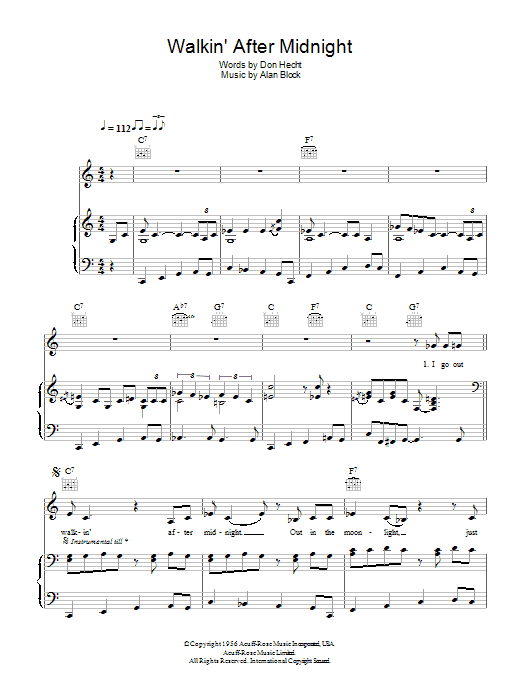 Produktbild zu: Walkin' After Midnight