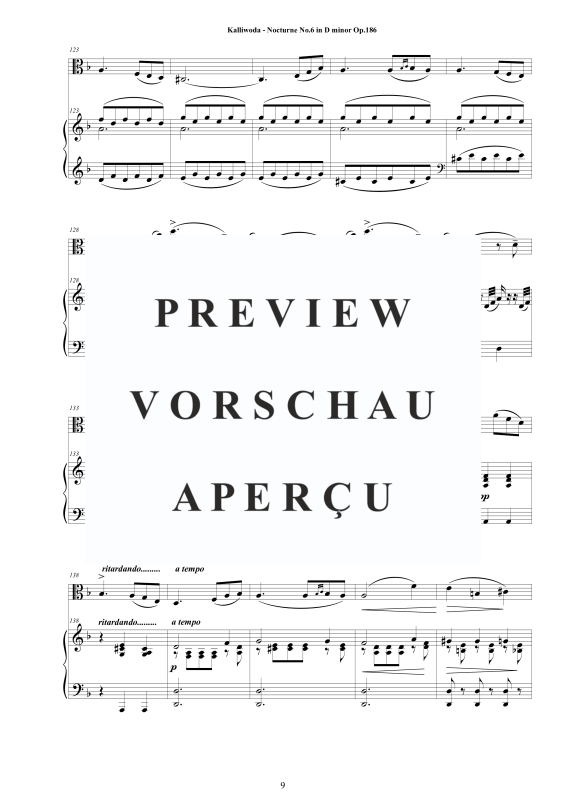 Produktgalerie: Seite 10 von 11 Nocturne No.6 Op.186, , Viola und Klavier