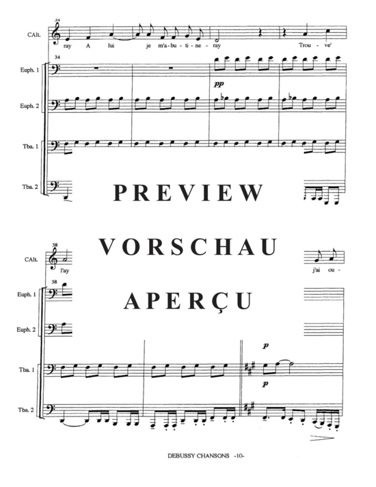 Product gallery: Page 12 of 21 Trois Chansons , , (Tuba Quartett EETT)