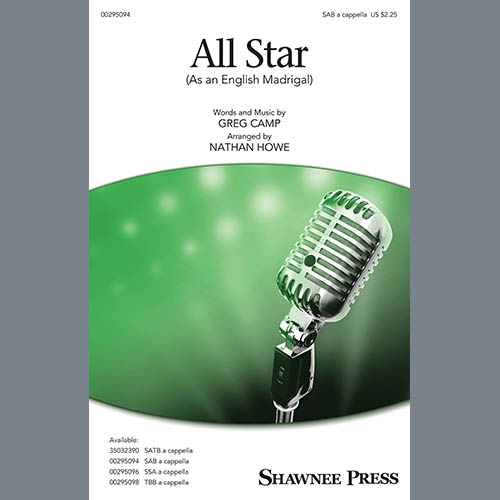 cover: All Star (As an English Madrigal) (arr. Nathan Howe), Smash Mouth, Chor