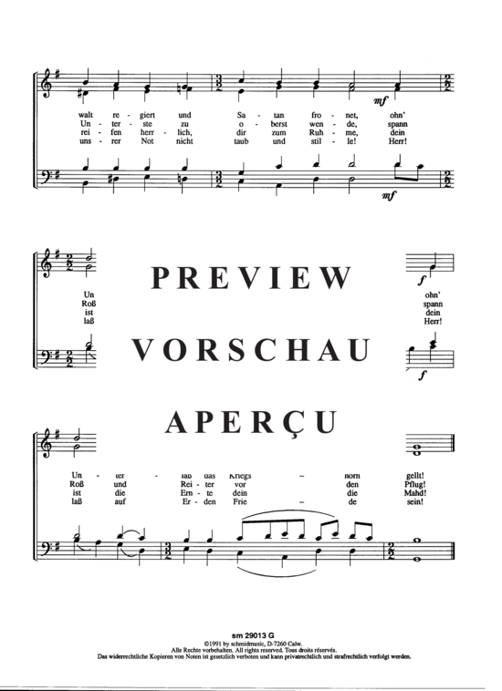 Product gallery: Page 3 of 3 Herr laß auf Erden Frieden sein , , (mixed choir)