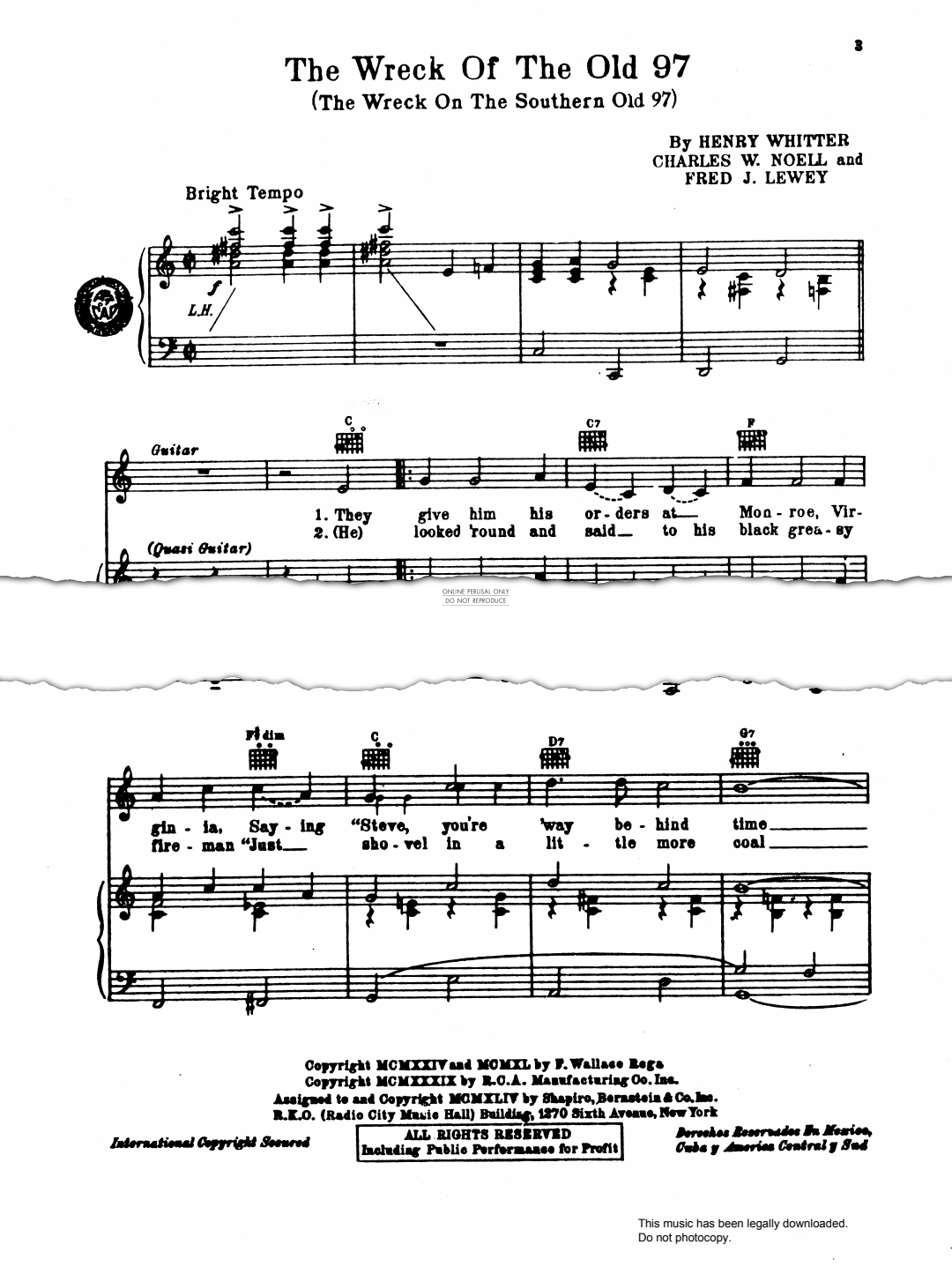 gallery: The Wreck Of The Old 97 (The Wreck On The Southern Old 97), Johnny Cash, Gesang, Gitarre, Klavier