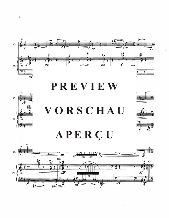 Product gallery: Page 11 of 20 Polemics , , (clarinet and piano)
