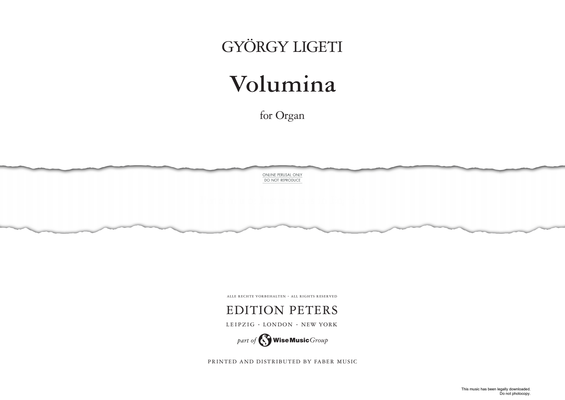 gallery: Volumina, Gyrgy Ligeti