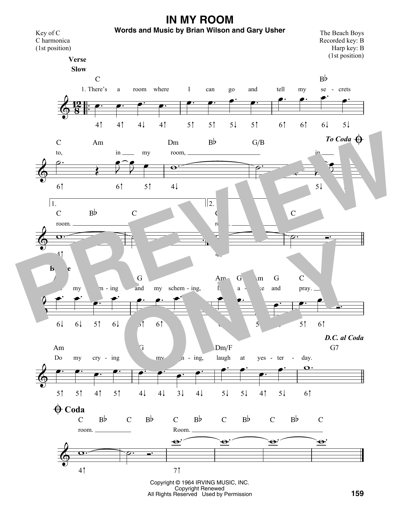 Product gallery: Page 1 of 1 In My Room, The Beach Boys