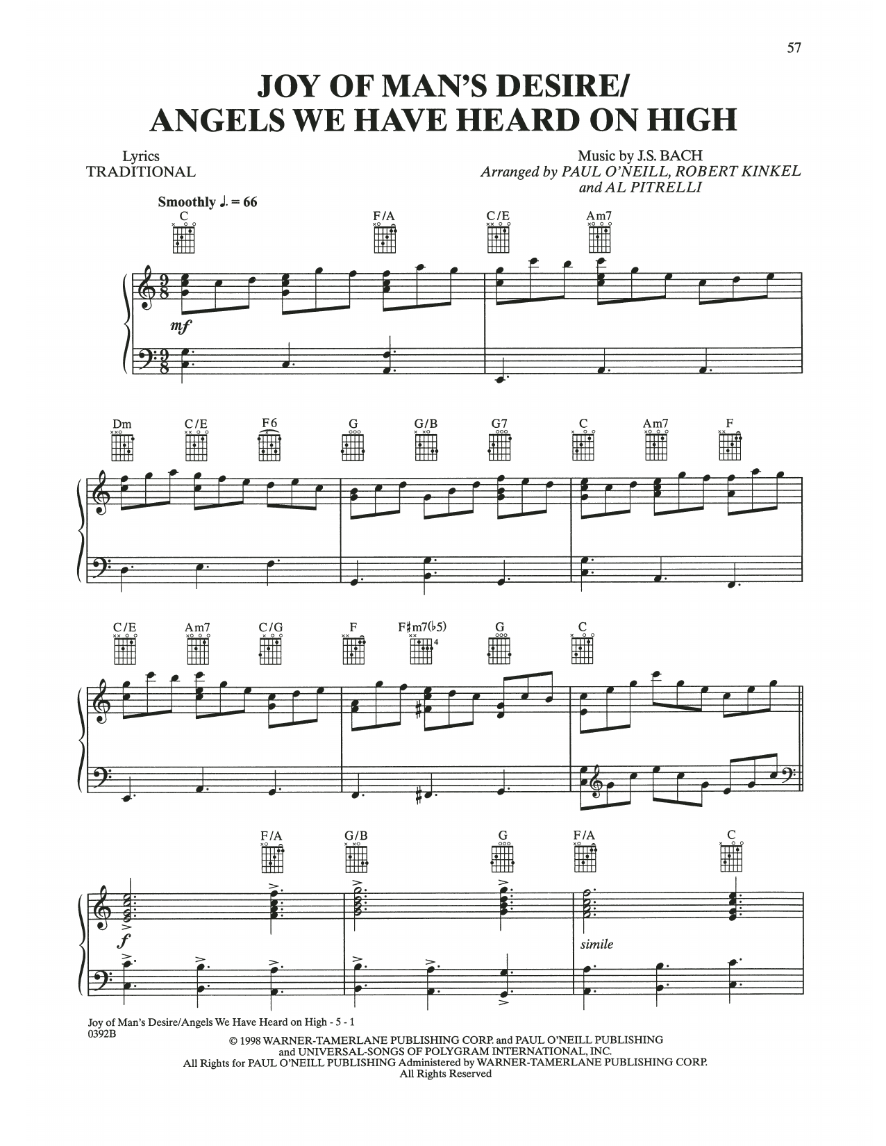 Product gallery: Page 1 of 1 Joy Of Man's Desire / Angels We Have Heard On High, Trans-Siberian Orchestra