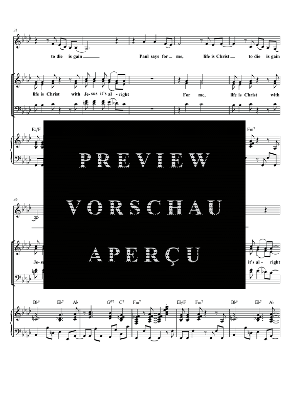 gallery: Alright, , Gemischter Chor SAM/Solo opt. und Klavier