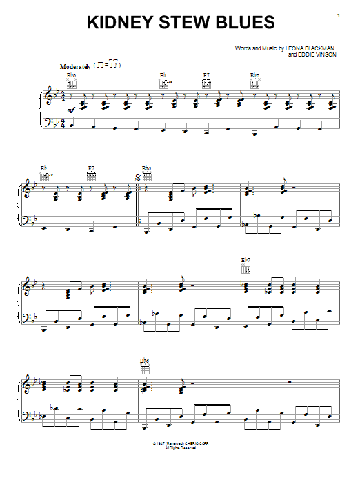 Produktbild zu: Kidney Stew Blues