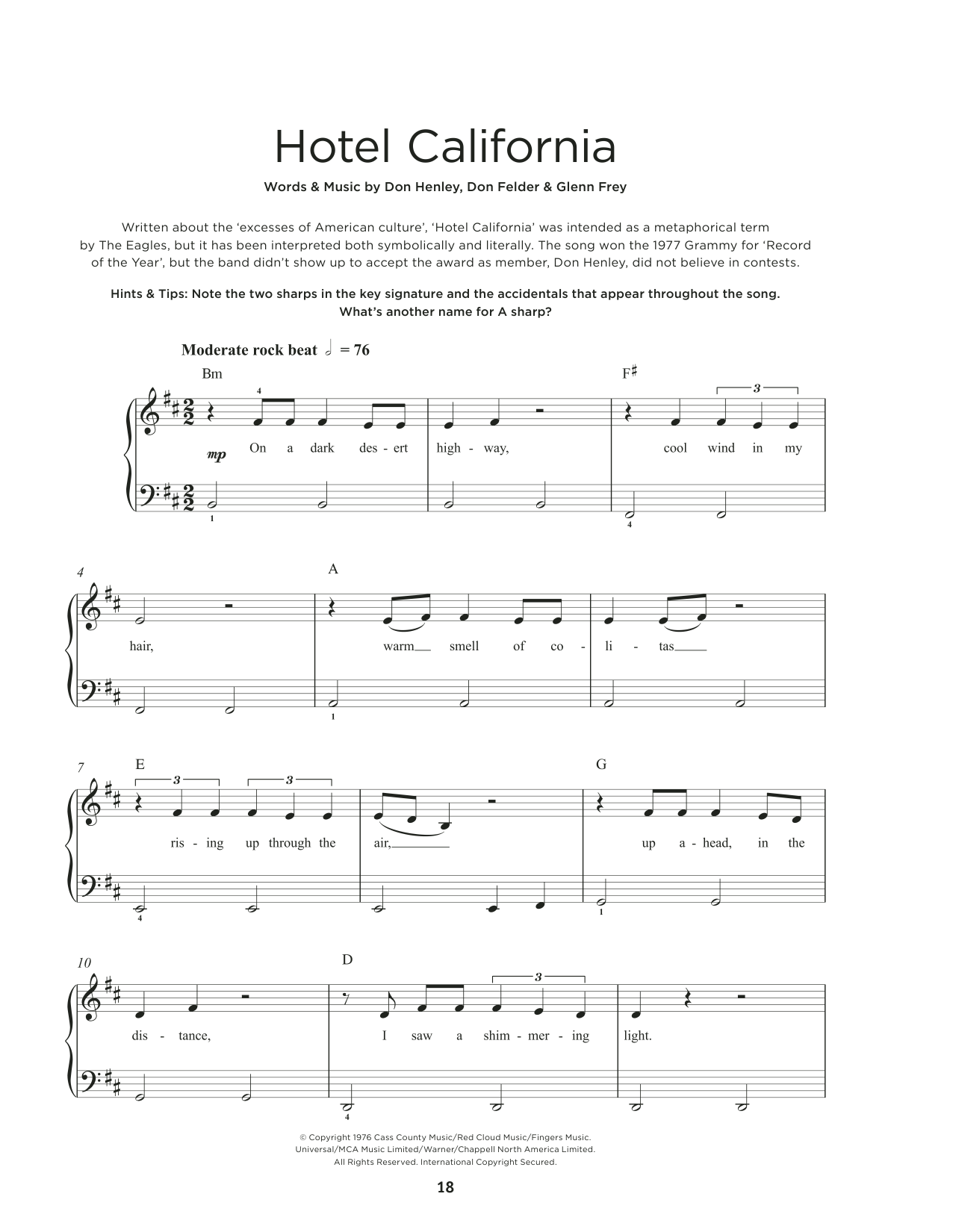 Produktbild zu: Hotel California