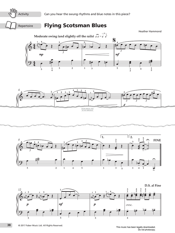 Product gallery: Page 1 of 1 Flying Scotsman Blues, Heather Hammond