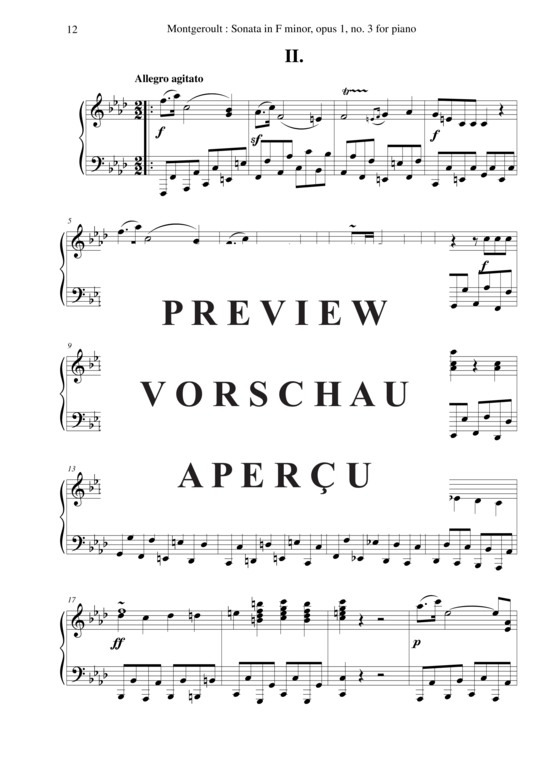 Product gallery: Page 13 of 21 Piano Sonata in F minor, Opus 1 no. 3 , Nicolas Horvath, Piano Solo