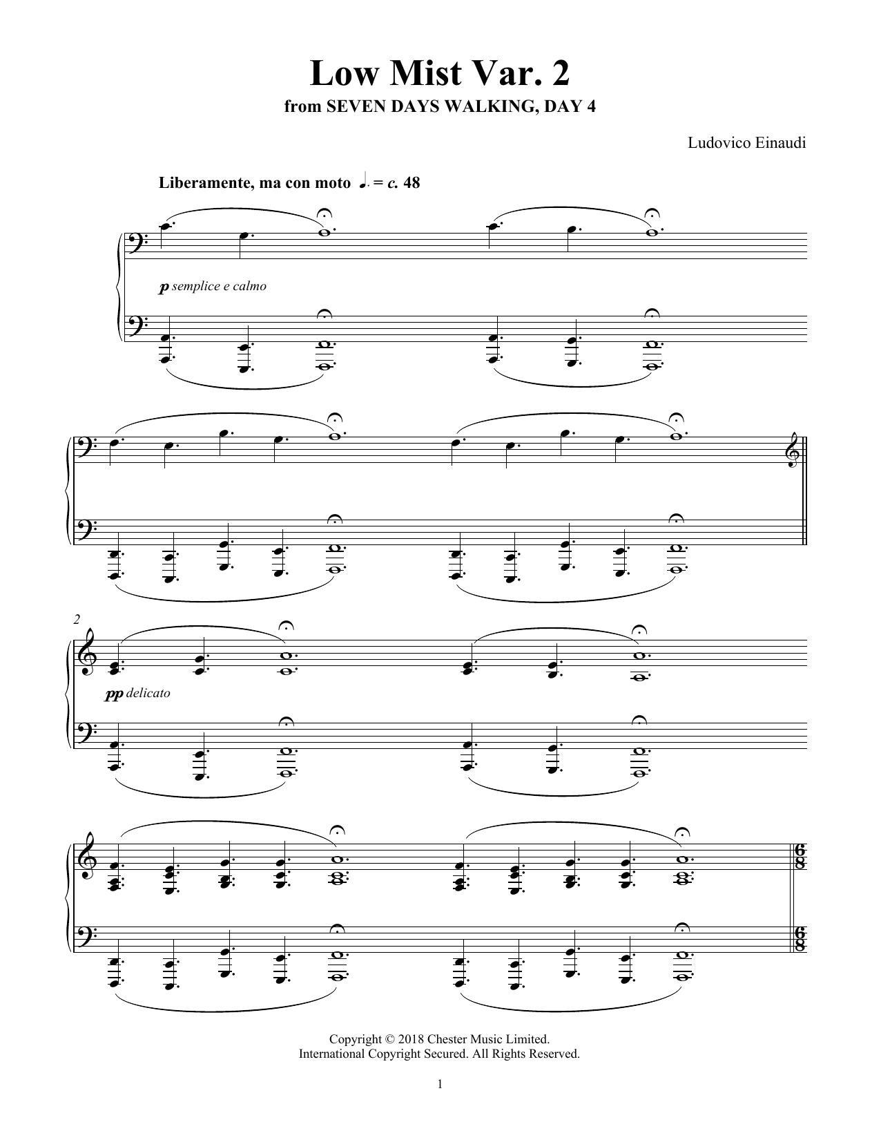 Produktbild zu: Low Mist Var. 2 (from Seven Days Walking: Day 4)